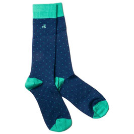 Bambus Socken Spotted Green SP333