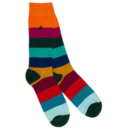 Bambus Socken Block striped SP302