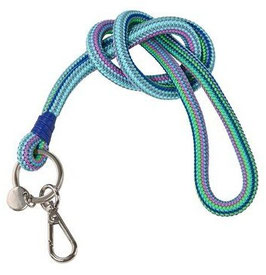 Metropolitan Lanyard, rainbow blue/silber