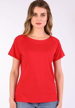 T-Shirt Zoe Solid Poppy von Lykka du Nord