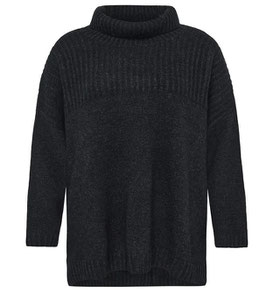 Rollkragen-Pullover Zaga Dark Charcoal  von Mansted