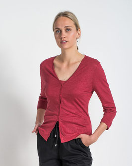 Leinen Jacket Poppy Red von Alma und Lovis