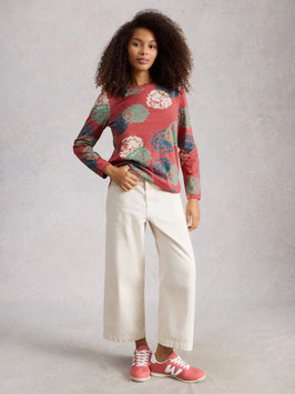 Clara LS Tee Pink Print von White Stuff