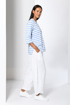 Shirt Weit 8657-024 Himmelblau Gestreift von Vetono