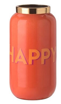 Saigon Vase mit Metallring "Happy" von Gift Company