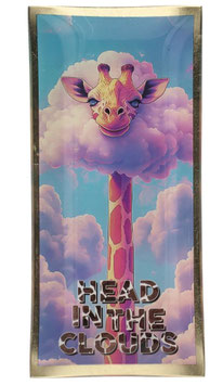 Eckiger Glasteller "Giraffe" von Gift Company
