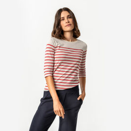 Shirt Aleva Chalk/Red von Living Crafts