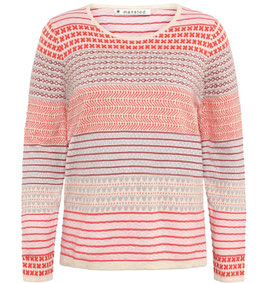 Pullover Hibiscus Green von Mansted