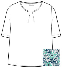 Blusenshirt Leinen Lotta Mint von Heidekönigin