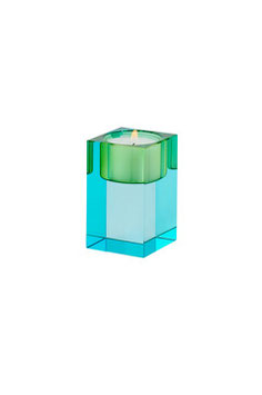 Teelichthalter Blau/Grün von Gift Company