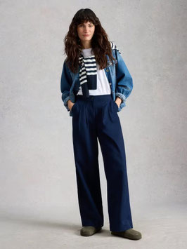 Clara Wide Leg Trouser Dark Navy von White Stuff