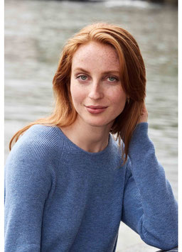 A-Form Pullover Ivy Soft Blue von Mansted
