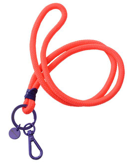 Metropolitan Neo Lanyard, orange/lila, mit Karabiner