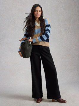 AylaWide Leg Jeans Black Denim von White Stuff