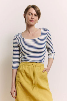 Jerseyshirt Loolly Stripes Navy von Tranquillo