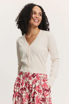 Strickjacke Linaa White von Tranquillo