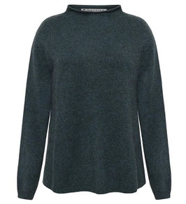 A-Form-Pullover Zofia Cold Green von Mansted