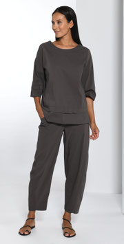 Bluse mit Rundhals 8627-025 Kaffe von Vetono