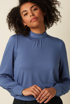 Phoebe Top Viscose Light Shadow Blue  von King Louie