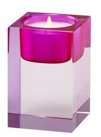 Teelichthalter Pink/Rosa von Gift Company