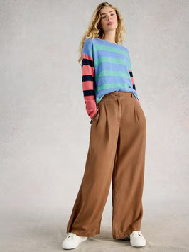 Sasha Wide Leg Trouser Mid Tan von White Stuff