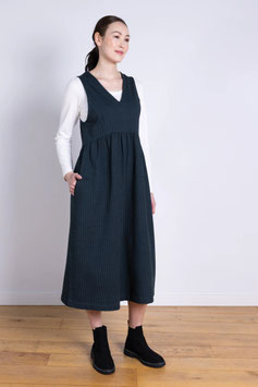 Jersey Pinafore Dress Midnight von Nomads
