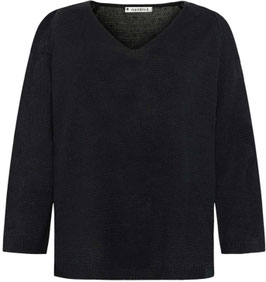 Leinenpullover Libra Black von Mansted