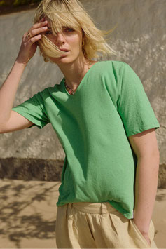 Leinenshirt Liizz Peppermint Green von Tranquillo
