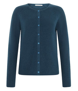 Strickjacke Ivory Dark Aqua von Mansted