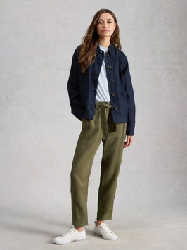 Isabel Linen Jacket Dark Navy von White Stuff