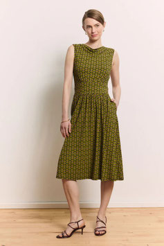 Kleid Albaa Black Fan von Tranquillo