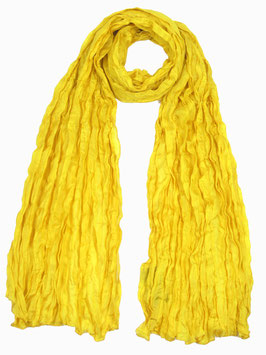 Seidencrash Schal 819703 Yellow von Silkroad