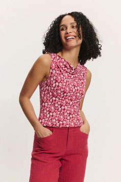 Shirt Peeggy Red Wildflowers von Tranquillo