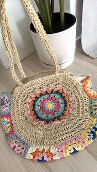 52.BASTTASCHE COLORFUL - NATUR BEIGE