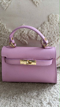 ECHTLEDERTASCHE LUA - ROSA