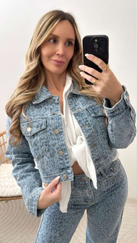 LAST ONE - JEANSJACKE LEO - BLAU
