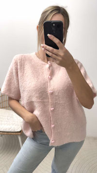 BOUCLESHORTCARDIGAN AMORE - ROSA