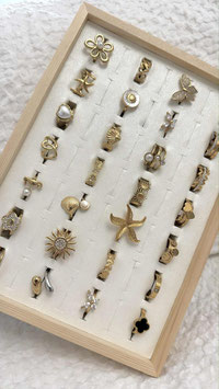 EDELSTAHL RINGE - 28 VARIANTEN