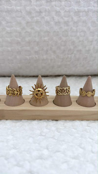 EDELSTAHL RINGE - 4 VARIANTEN