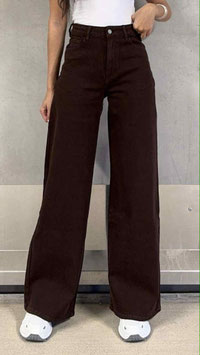 WIDELEG JEANS JENNA - SCHOKO