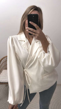 WICKELBLAZER LEANA - WEISS