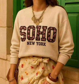 STRICKPULLOVER SOHO - CREME