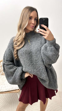 BOUCLELONGPULLI DALA - ANTHRAZIT