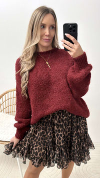OVERSIZEPULLI DORALA - BURGUNDER