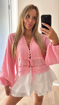 29.MUSSELINBLUSE - ROSA