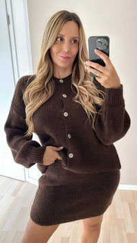 STRICKCARDIGAN FELIA - SCHOKO