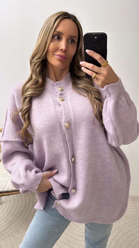 STRICKCARDIGAN KARINA - FLIEDER