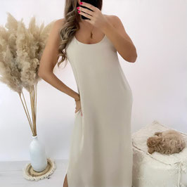 LONGKLEID LINA - BEIGE