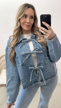 59. JEANSJACKE BOW - BLAU