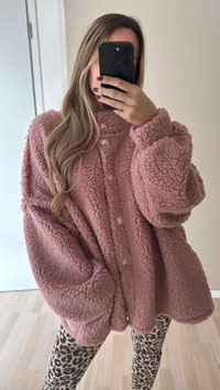 TEDDYJACKE CARO - ROSE/MAUVE